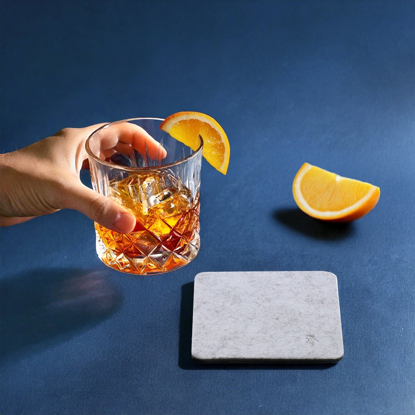 Premium Felt Coasters for Drink Set of 18 Pcs - (square) - themonogram manor 