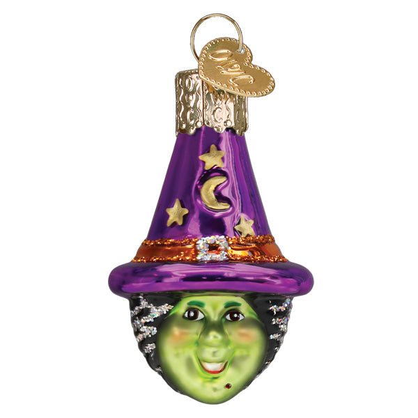 Mini Witch Head Ornament - #themonogram manor #