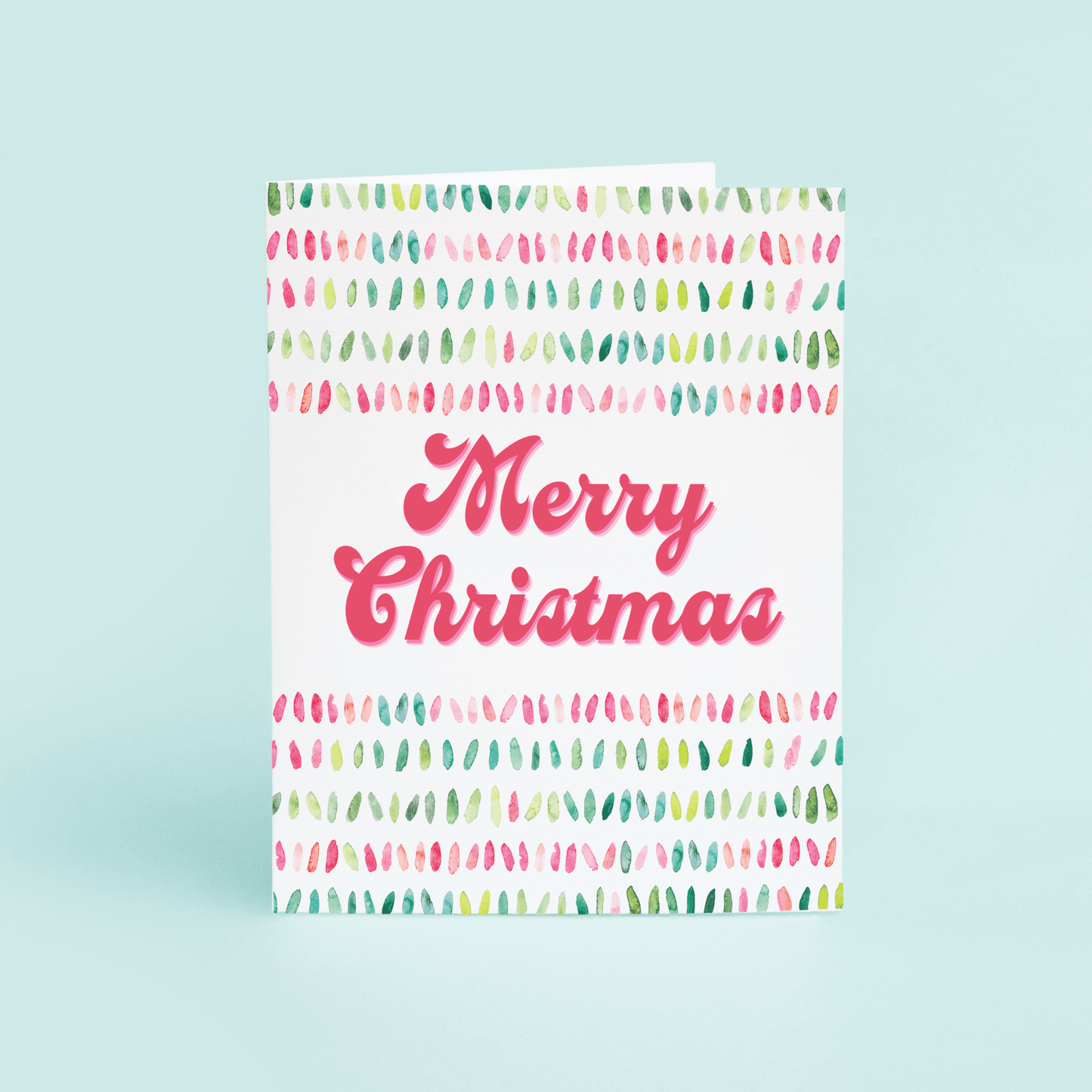 Retro Pink "Merry Christmas" - themonogram manor 