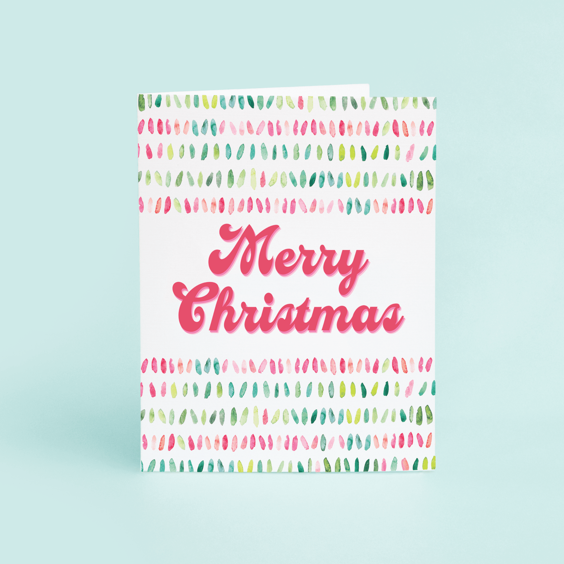 Retro Pink "Merry Christmas" - themonogram manor 
