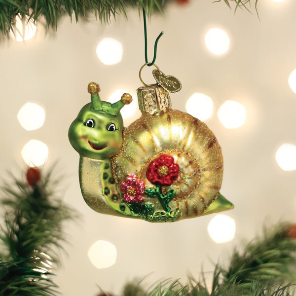 Smiley Snail Ornament - themonogram manor 