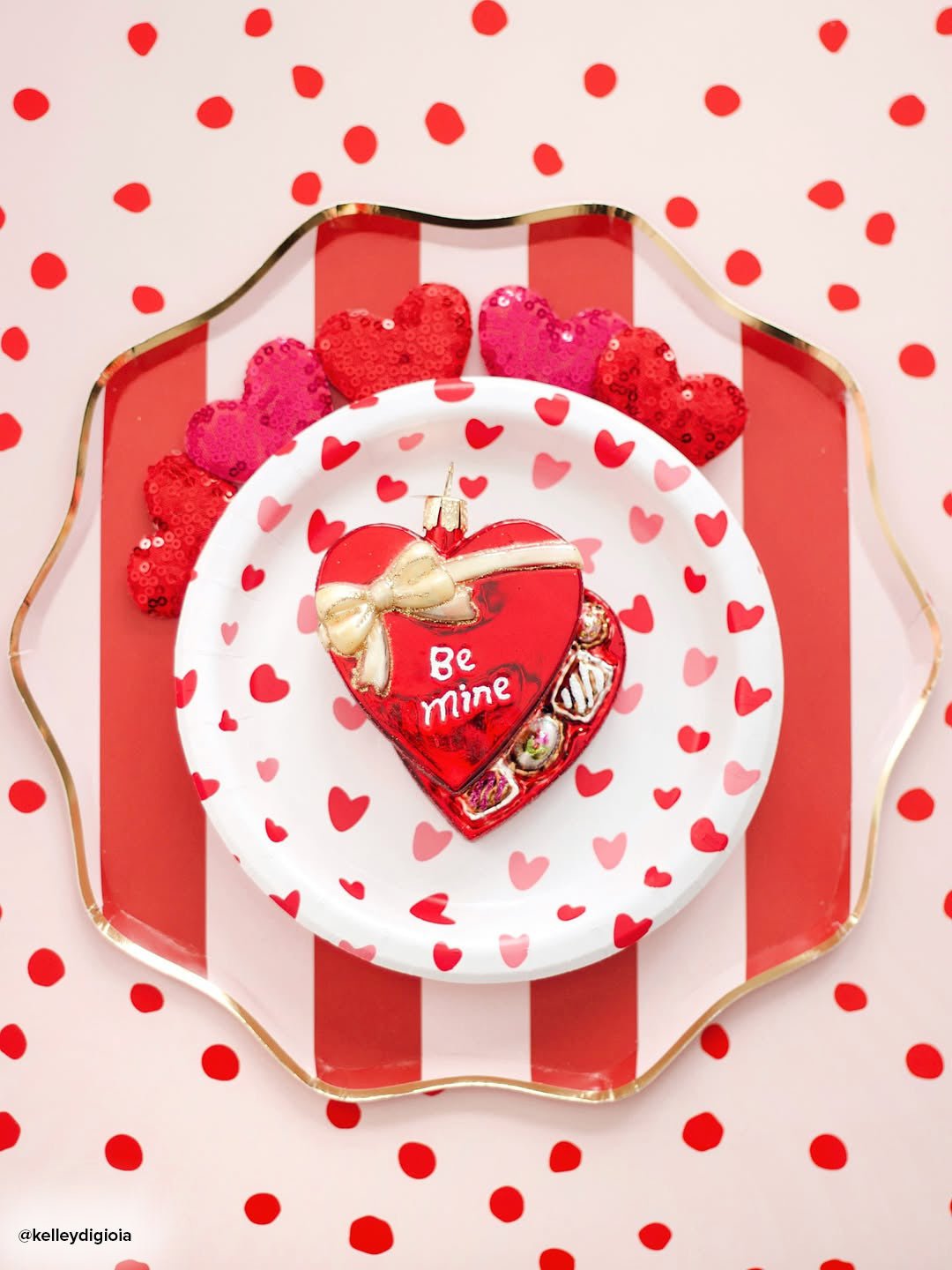 Valentine Chocolates Ornament - themonogram manor 
