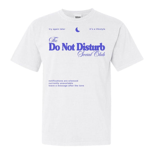 'Do Not Disturb Social Club' T-Shirt - themonogram manor 