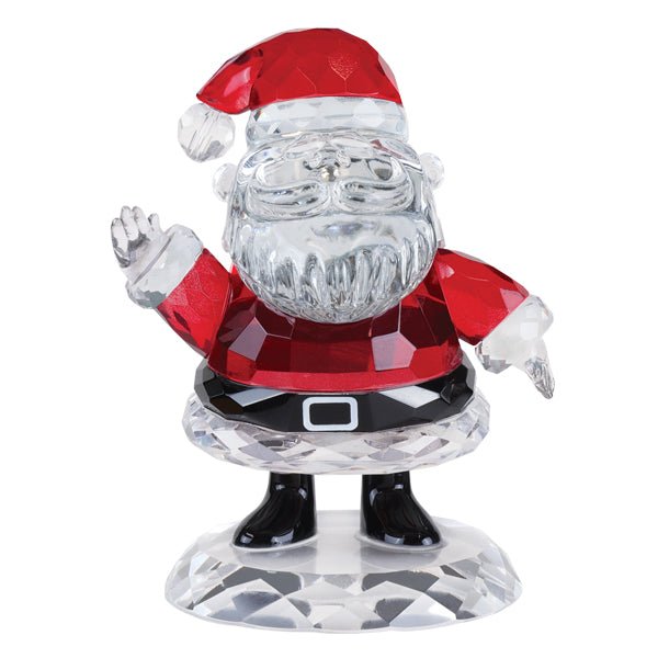 Santa Claus Crystal Figurine - themonogram manor 