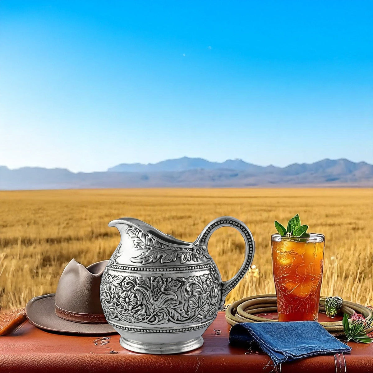 Concho Pattern Pitcher - themonogram manor 