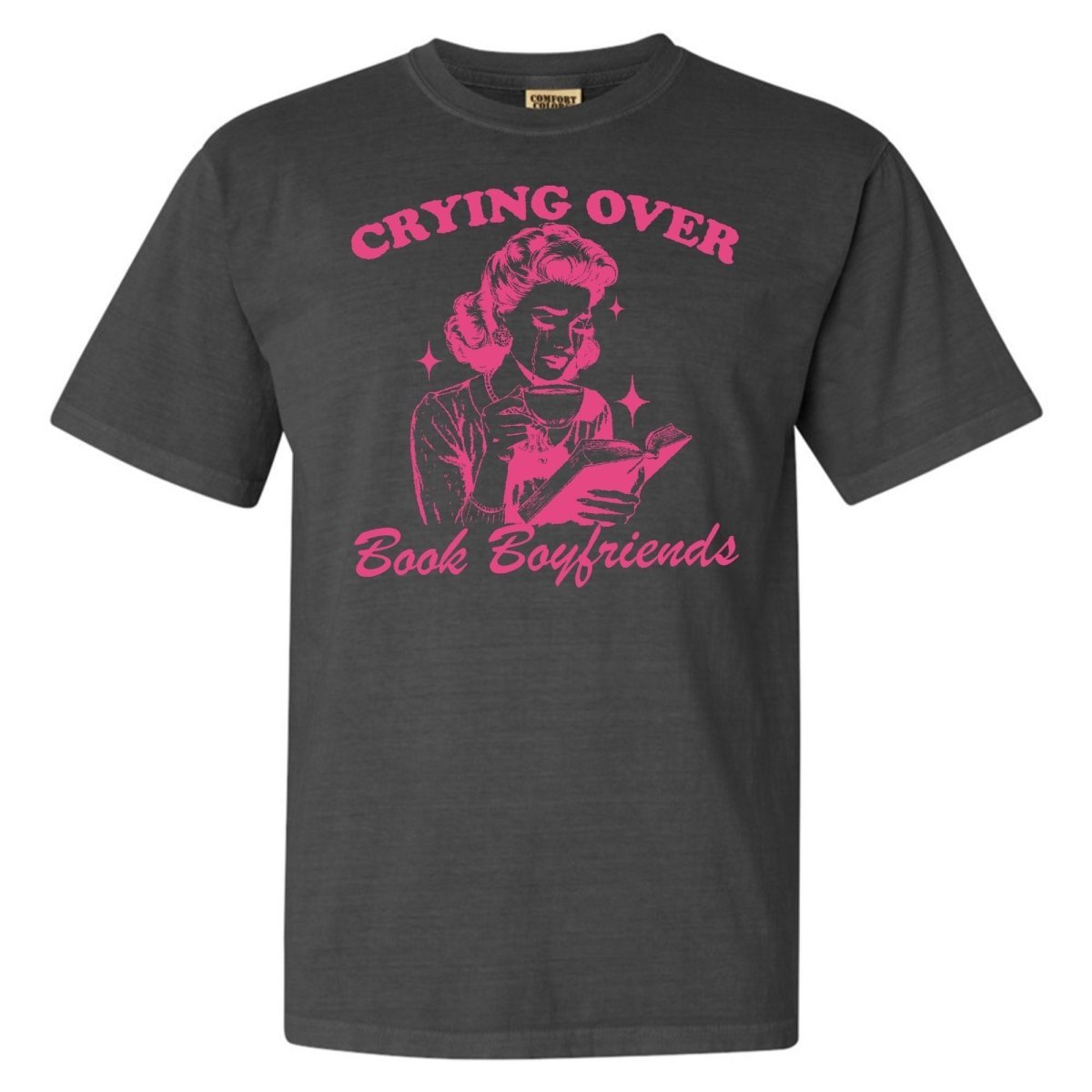 'Crying Over Book Boyfriends' T-Shirt - themonogram manor 