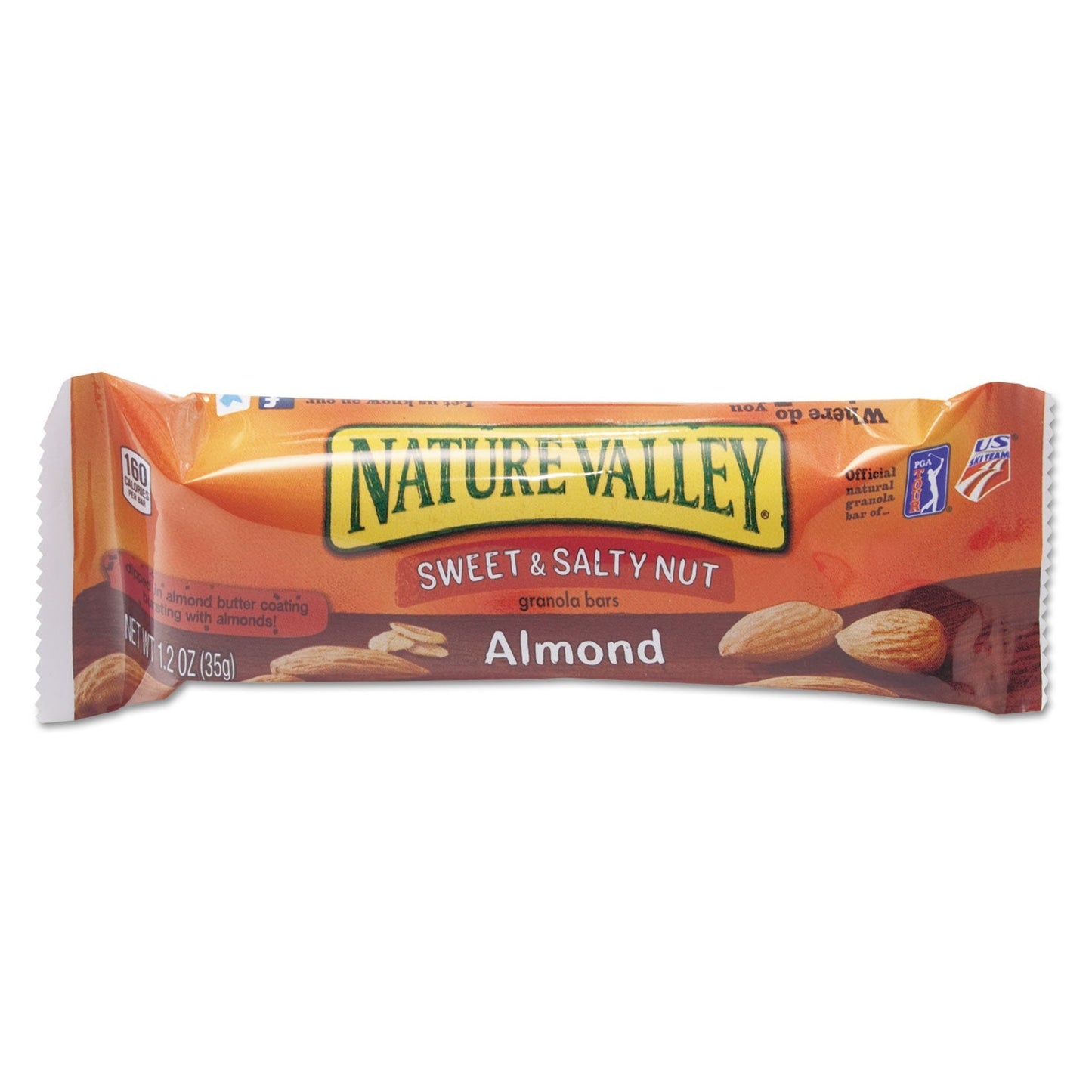 Nature Valley Granola Bars, Sweet and Salty Nut Almond Cereal, 1.2 oz Bar, 16/Box - themonogram manor 