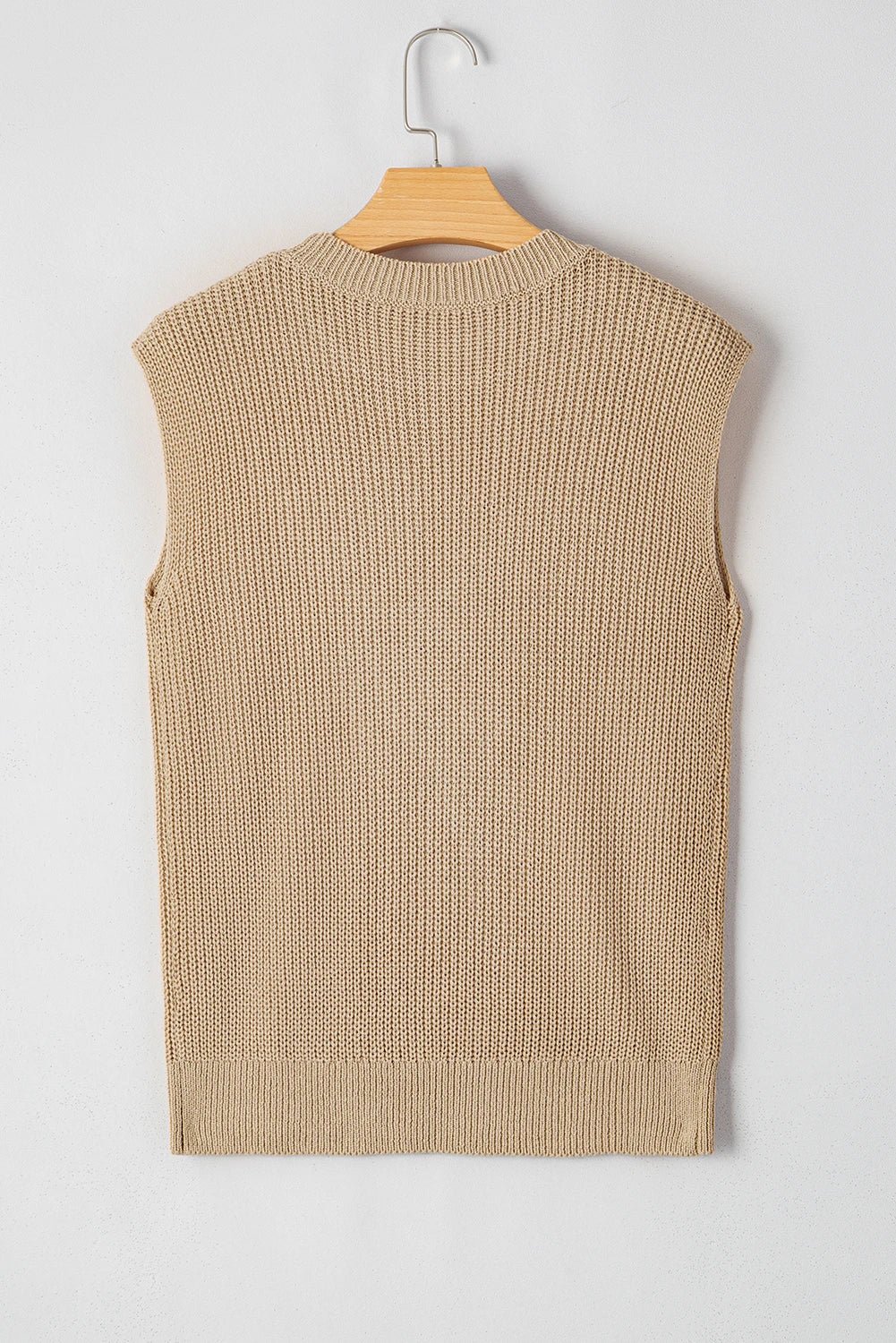 Western Cowboy Embroidered Round Neck Sleeveless Sweater - themonogram manor 