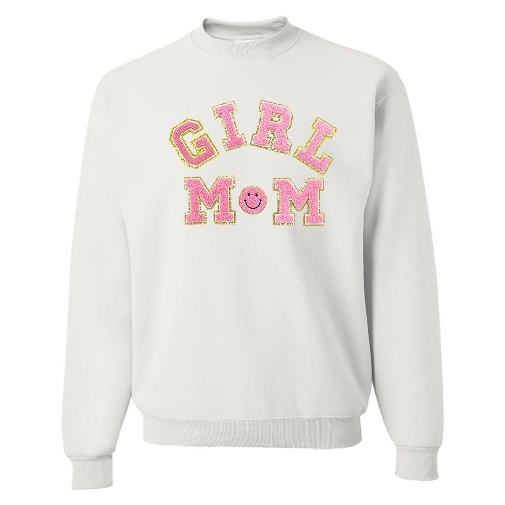 Girl Mom Letter Patch Sweatshirt - themonogram manor 
