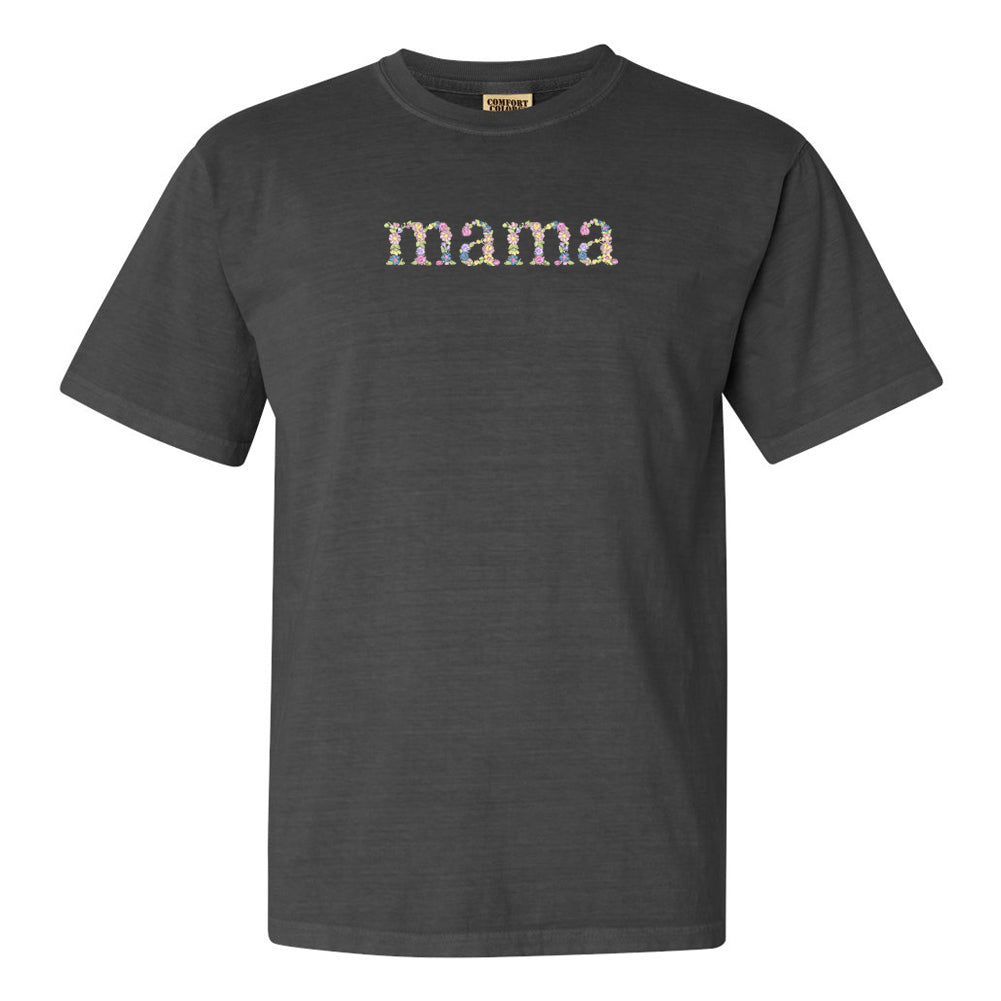 'Floral Mama' Comfort Colors T-Shirt - themonogram manor 