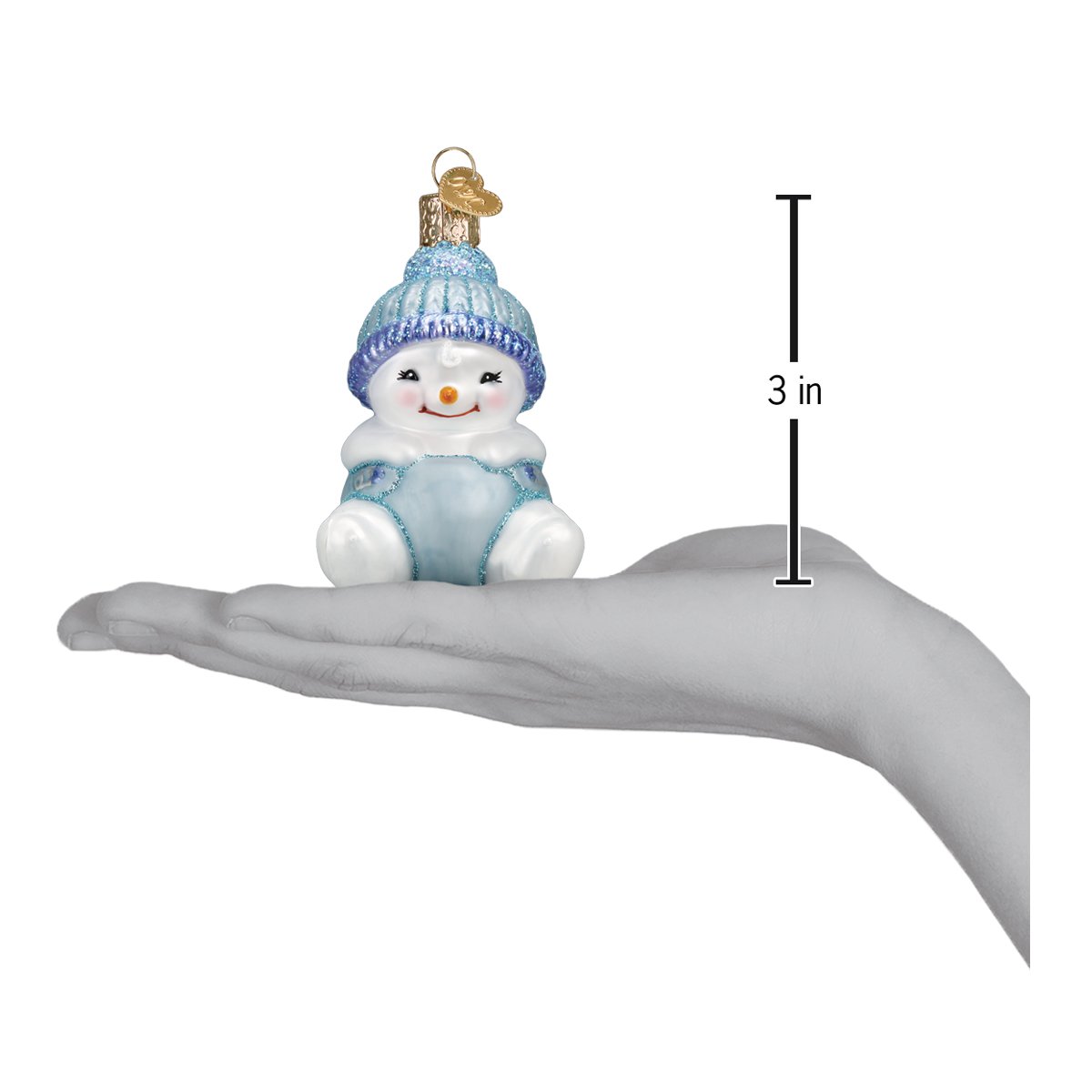 Snow Baby Boy Ornament - themonogram manor 