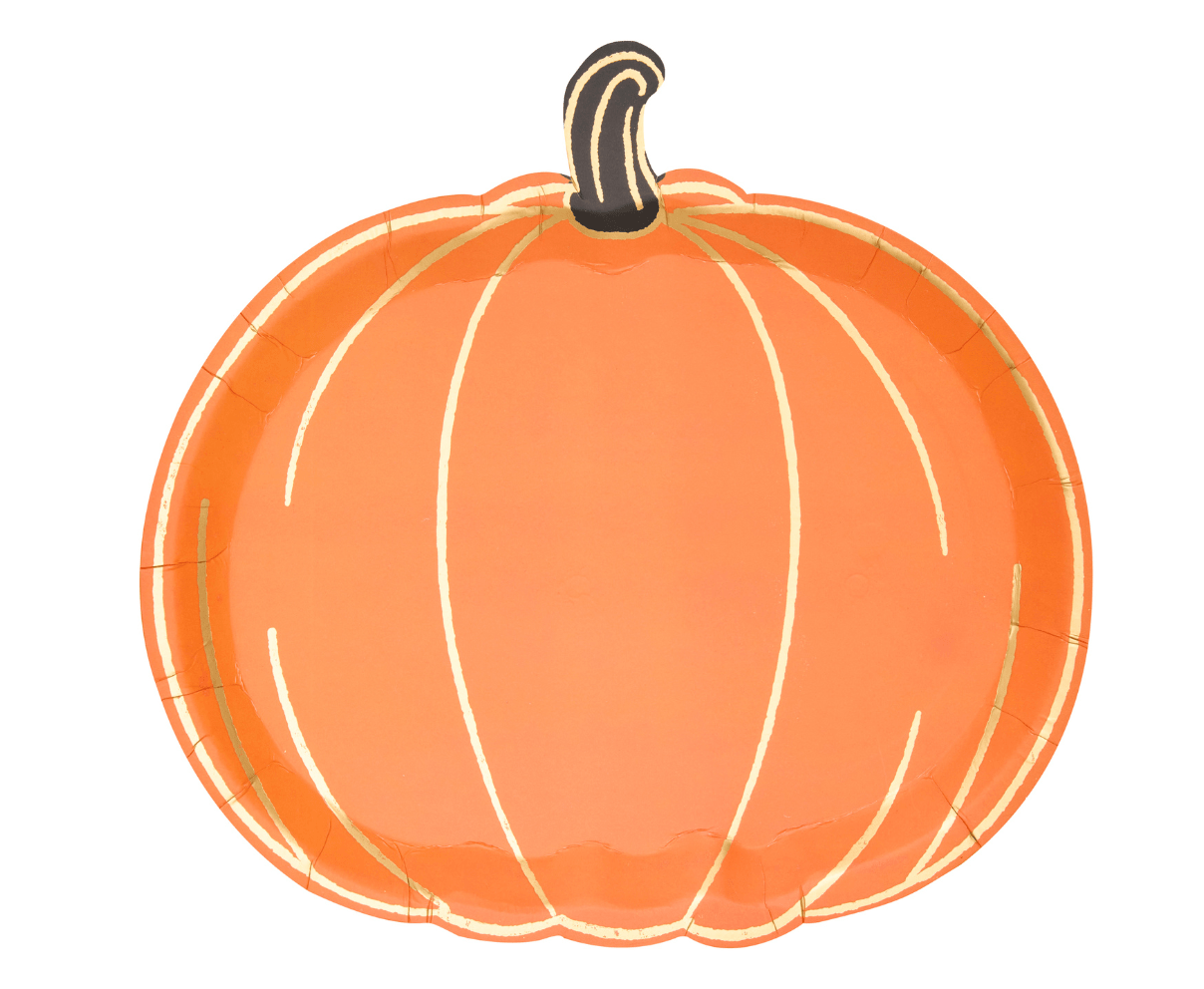 Boo Bold Assorted Die Cut Salad Plates/8pk - themonogram manor 