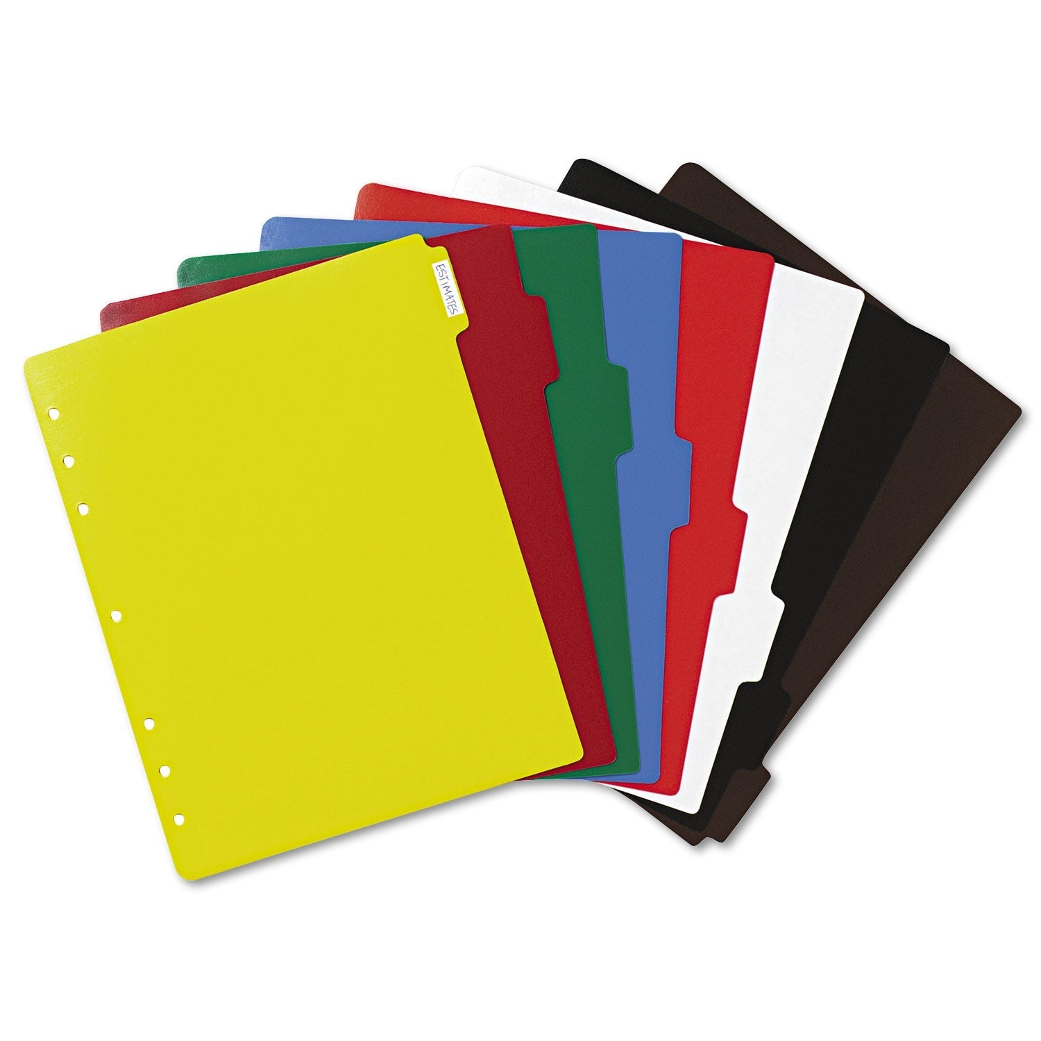 Avery Heavy - Duty Plastic Dividers with Multicolor Tabs and White Labels , 8 - Tab, 11 x 8.5, Assorted, 1 Set - themonogram manor 