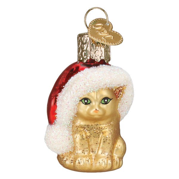 Mini Santa's Kitten Ornament - #themonogram manor #