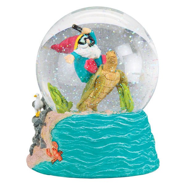 Summer Coastal Gnome Snow Globe - themonogram manor 