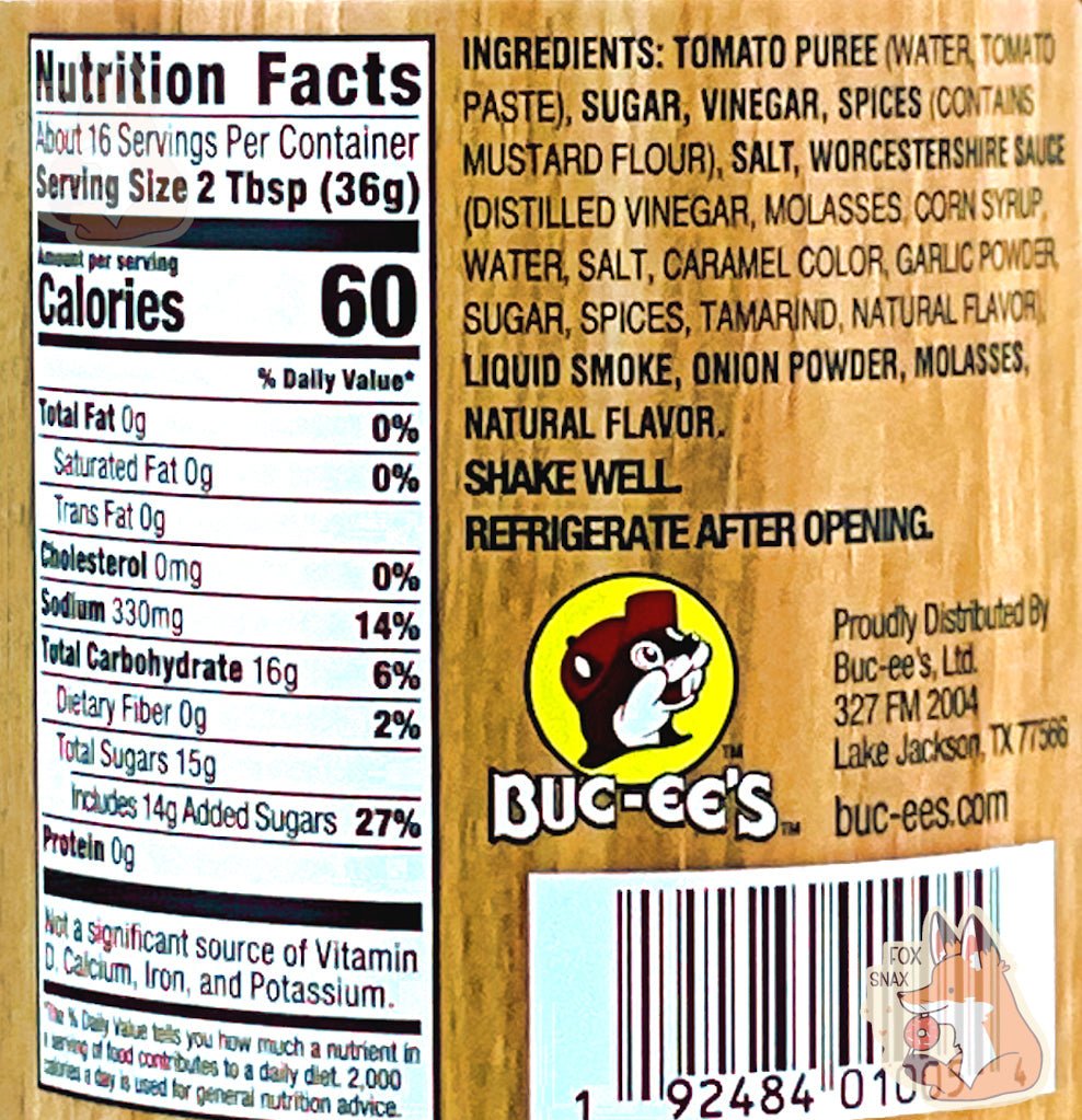 Buc - ee's Original BBQ Sauce - themonogram manor 