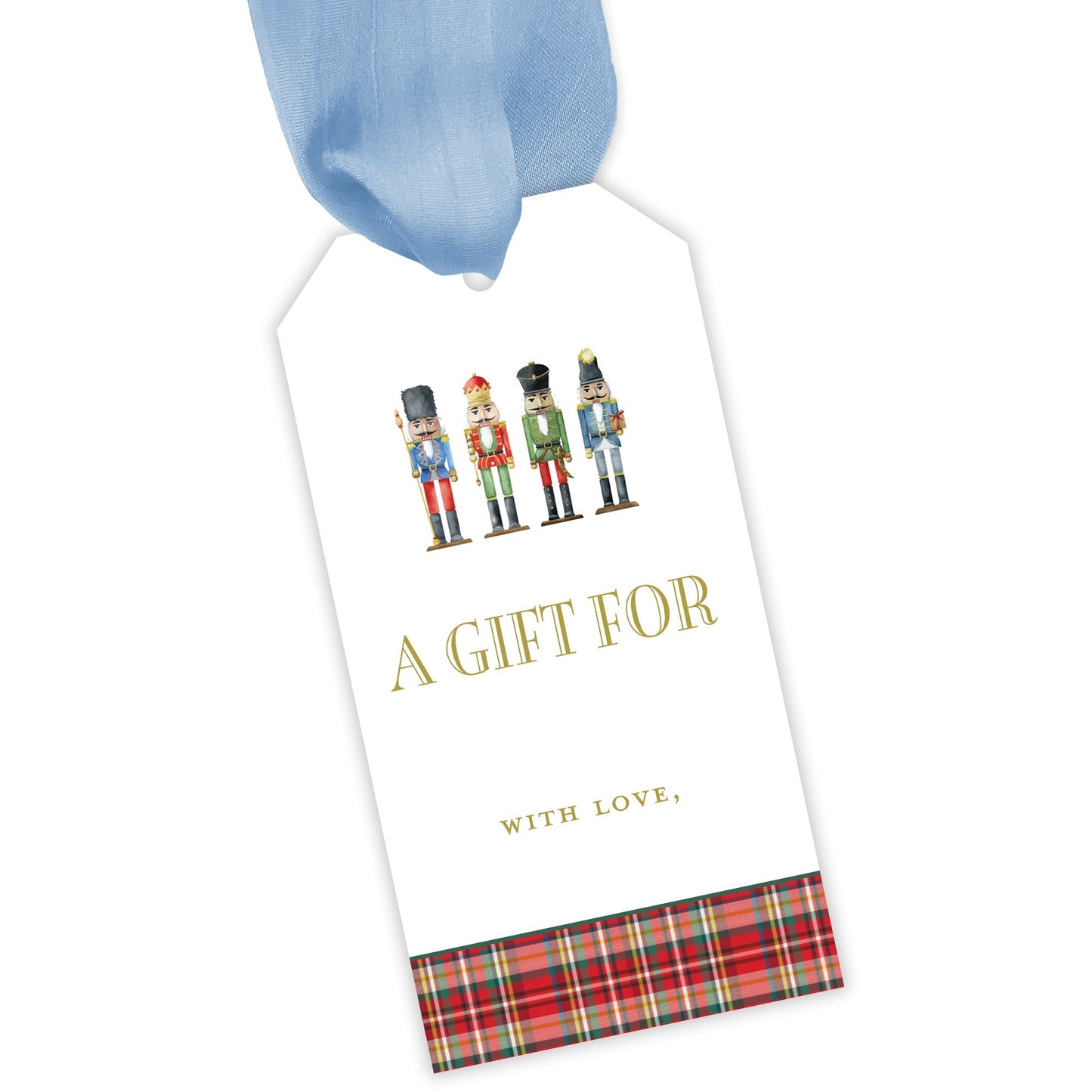 nutcracker fill - in gift tag - themonogram manor 