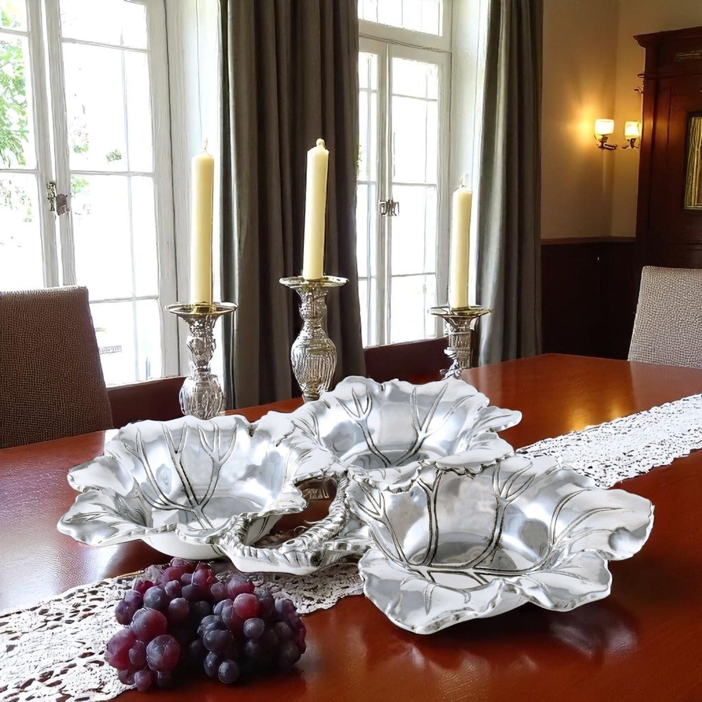 Grape 3-Bowl Bowl - themonogram manor 