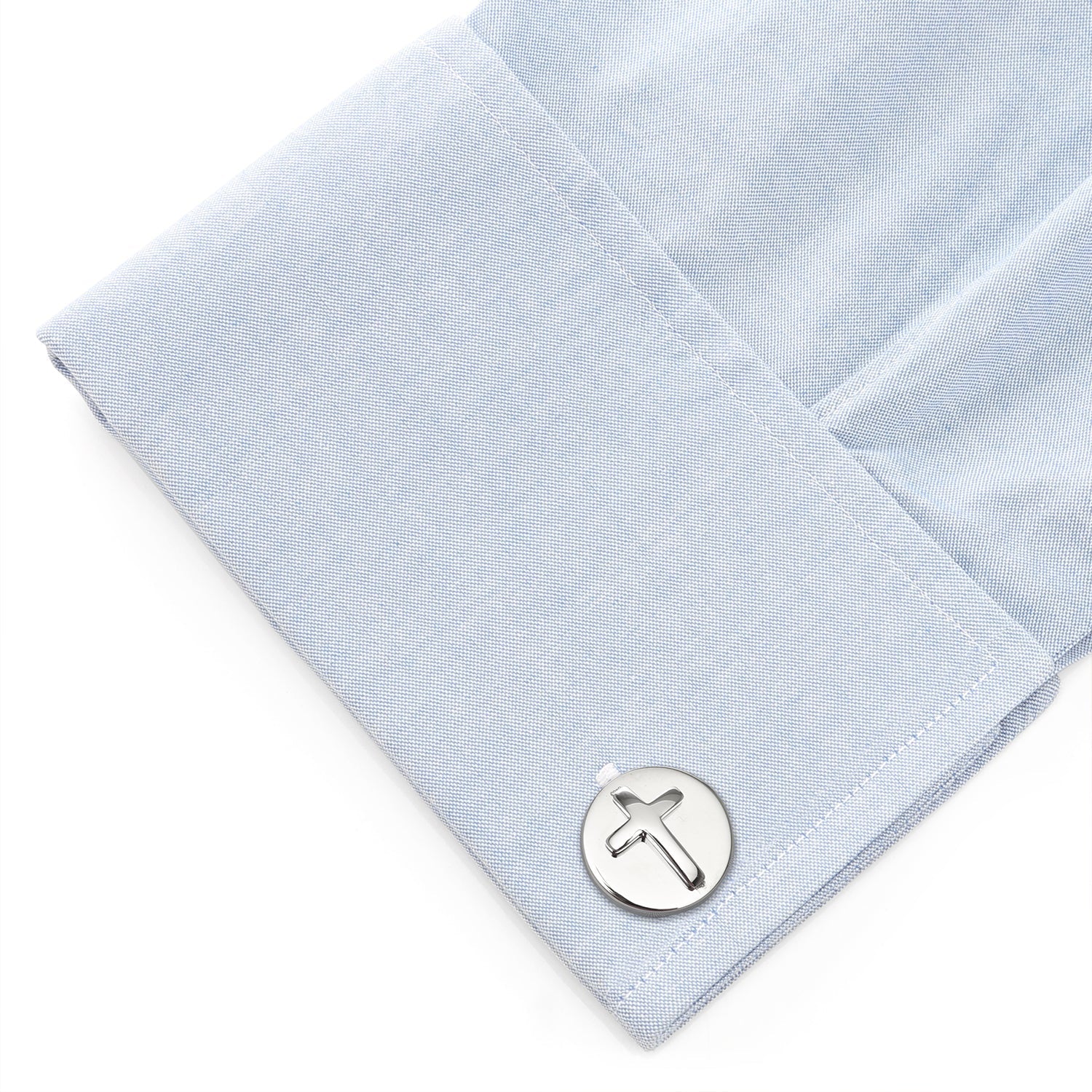 Cross Stainless Steel Cufflinks and Tie Clip Gift Set - themonogram manor 