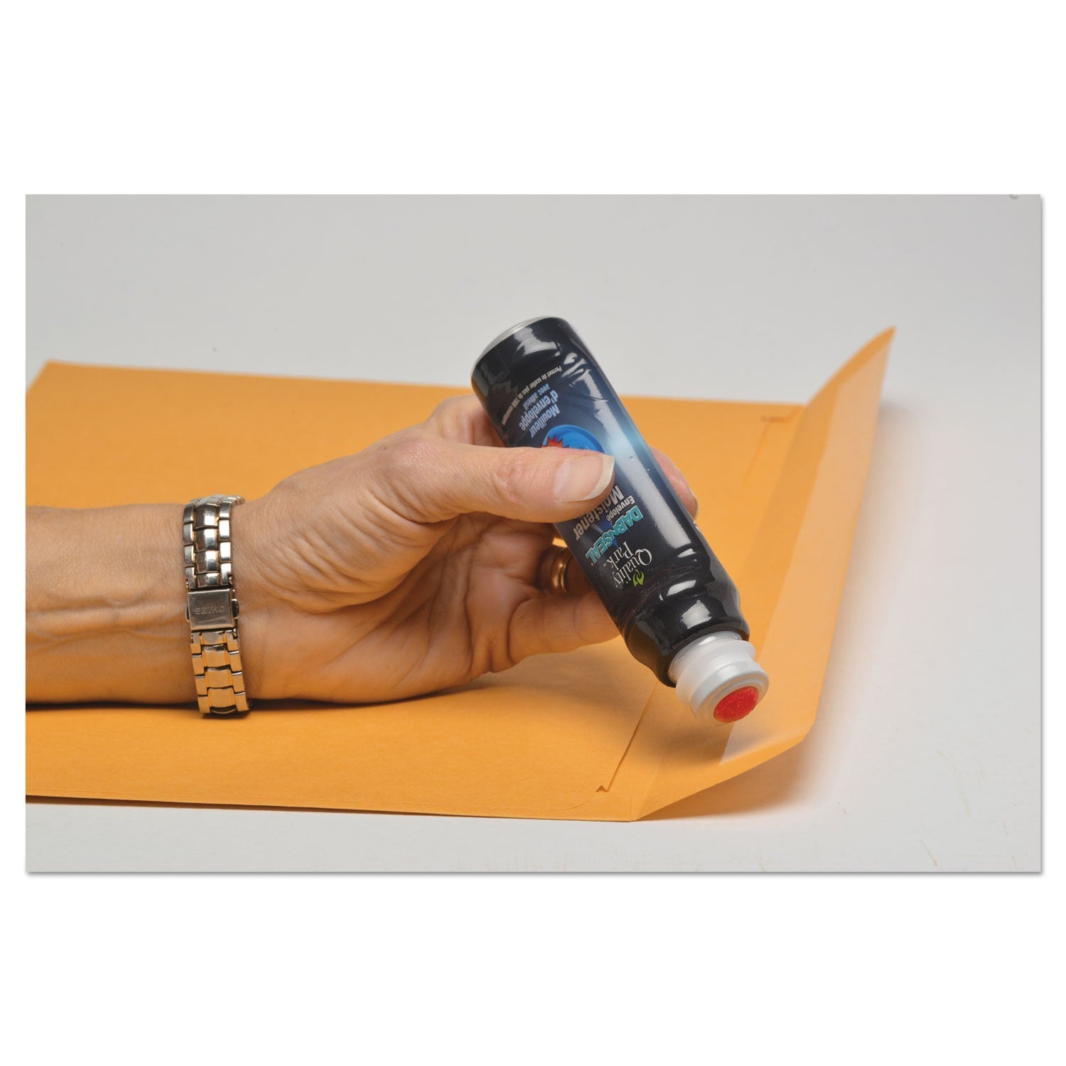 Quality Park Envelope Moistener with Adhesive, 50 mL, Green - themonogram manor 
