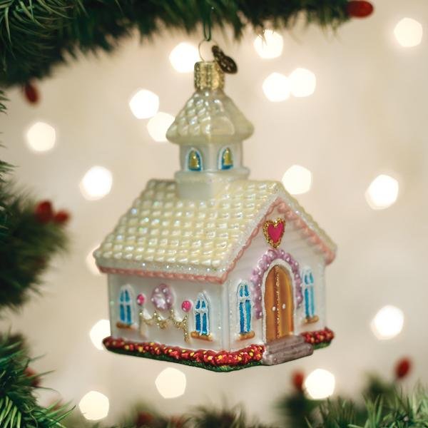 Wedding Chapel Ornament - #themonogram manor #