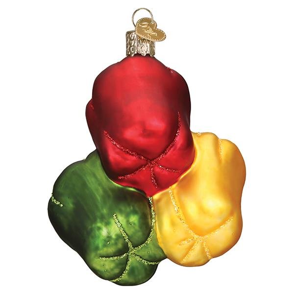 Bell Peppers Ornament - themonogram manor 