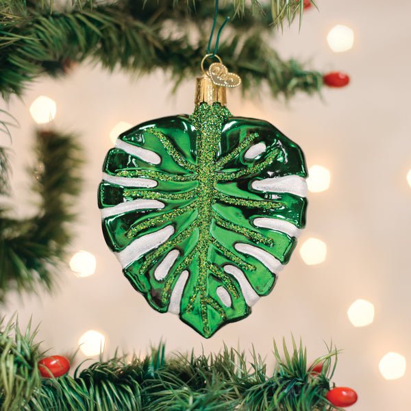 Monstera Leaf Ornament - themonogram manor 