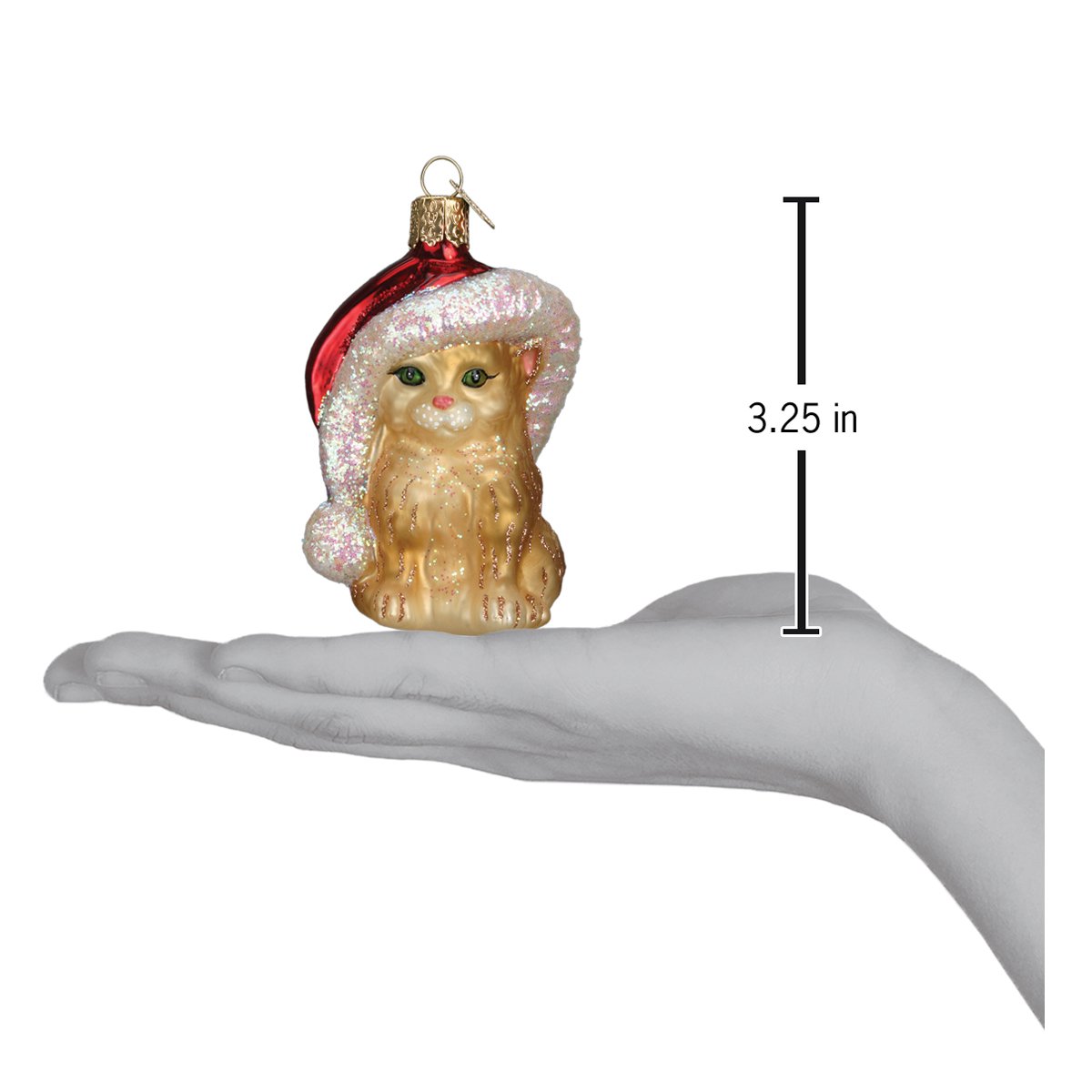Santa's Kitten Ornament - themonogram manor 