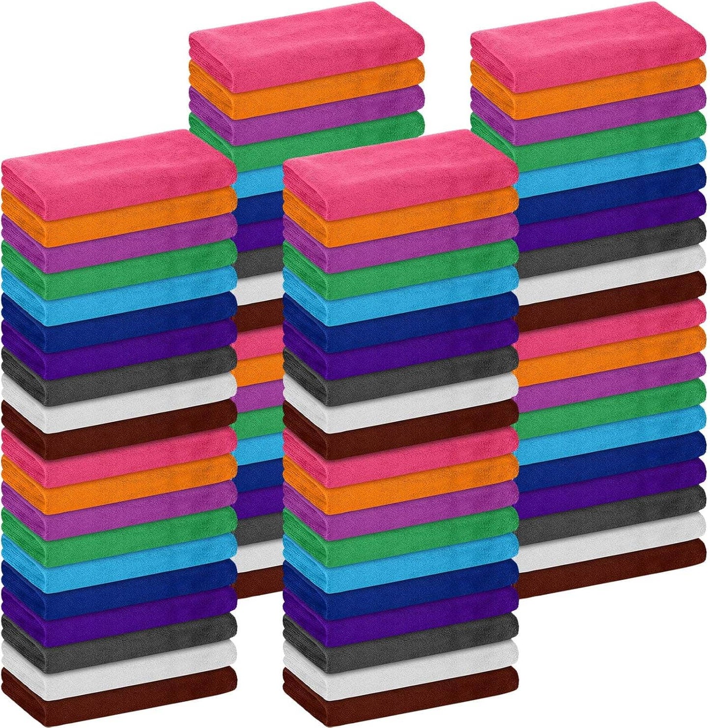 Bleach Proof Salon Hand Towels Microfiber - Assorted Colors - themonogram manor 