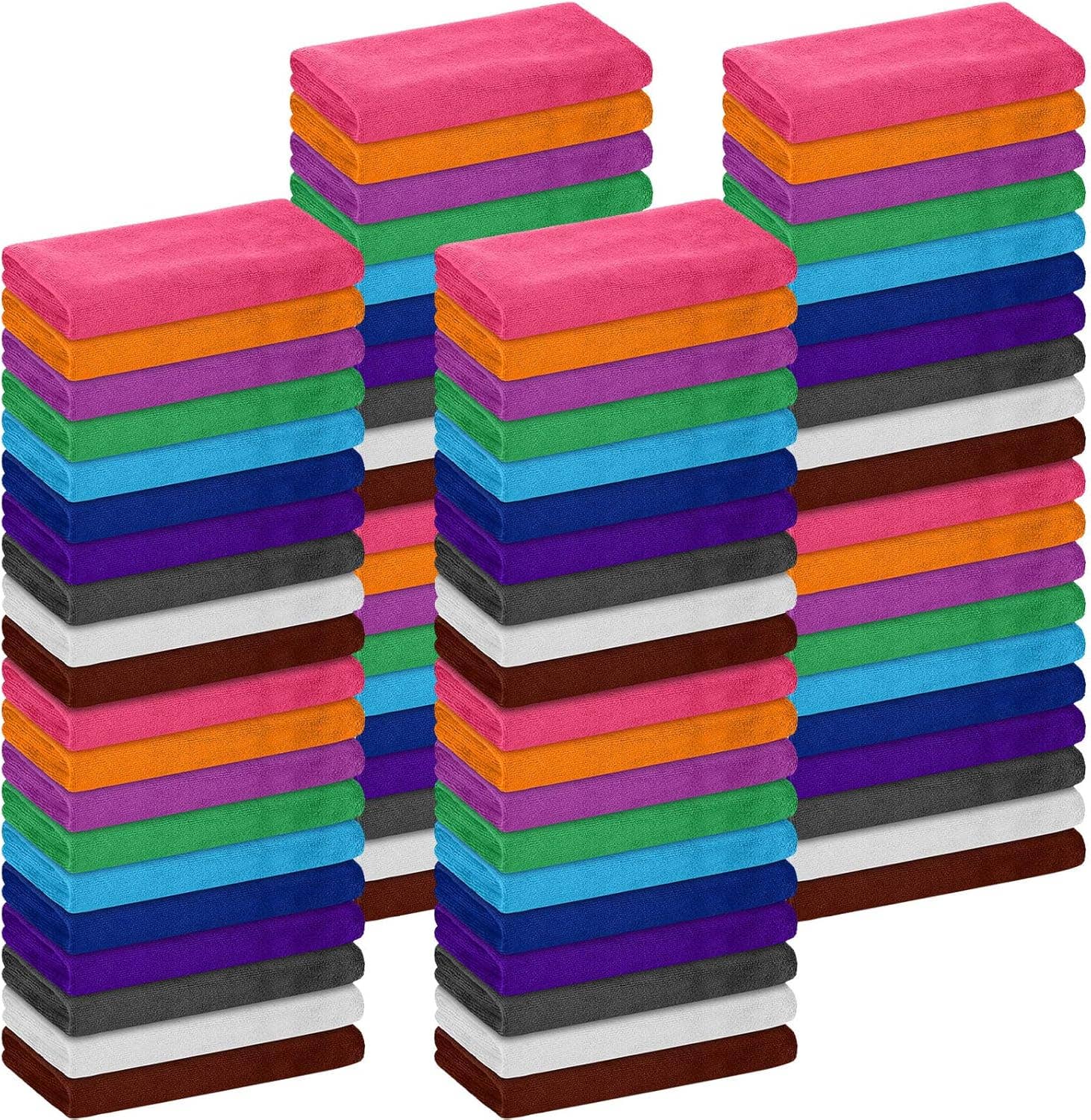 Bleach Proof Salon Hand Towels Microfiber - Assorted Colors - themonogram manor 