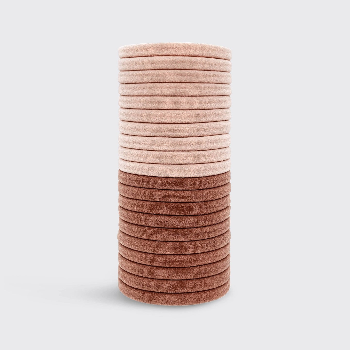Eco - Friendly Nylon Elastics 20pc set - Blush - themonogram manor 