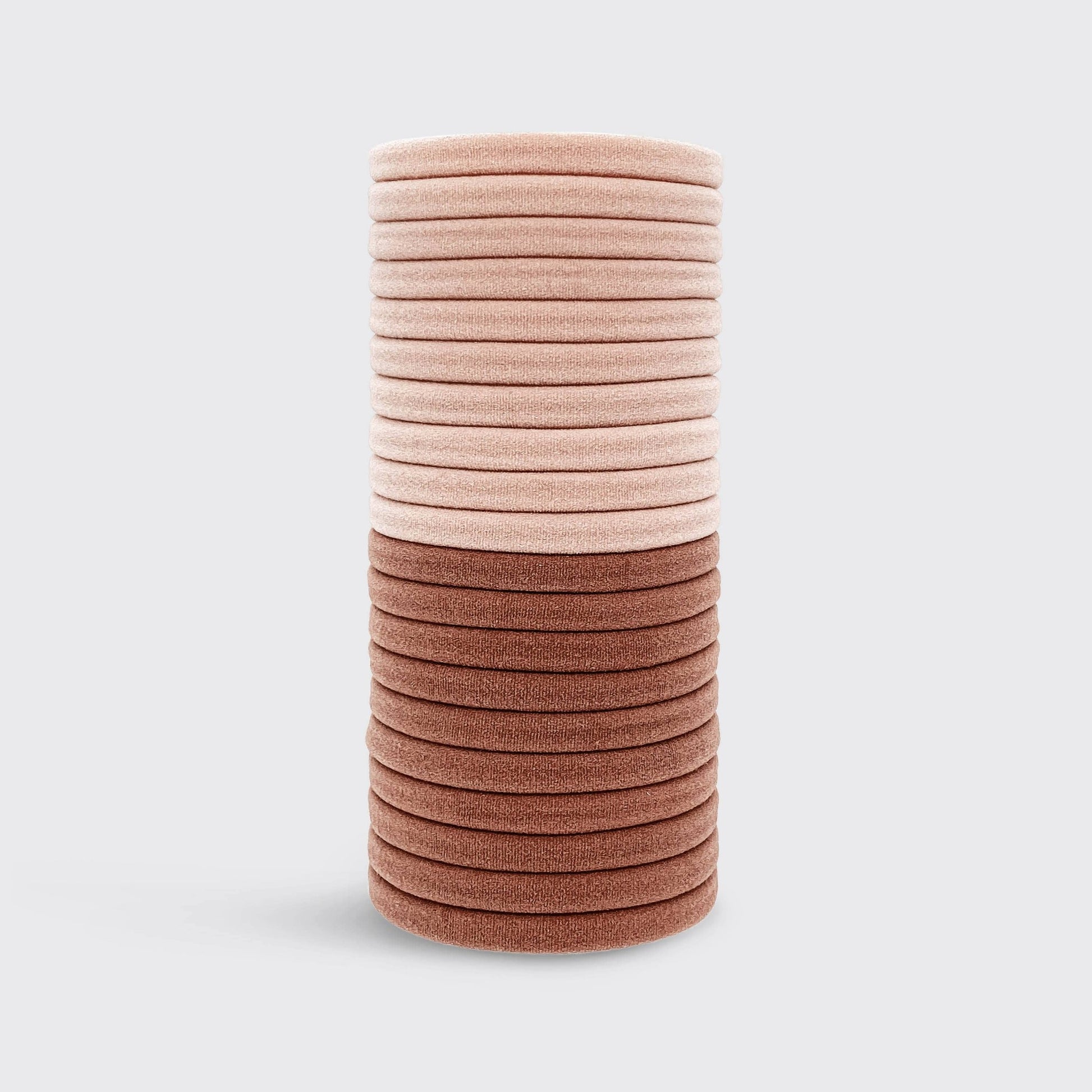 Eco - Friendly Nylon Elastics 20pc set - Blush - themonogram manor 