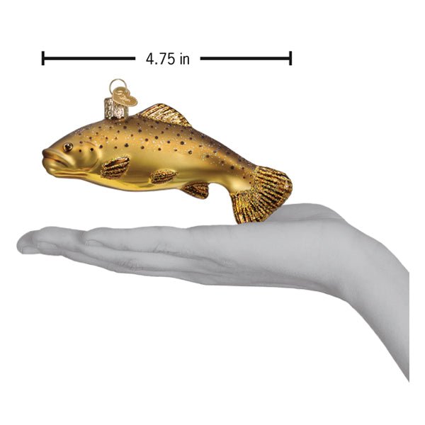 Brown Trout Ornament - themonogram manor 