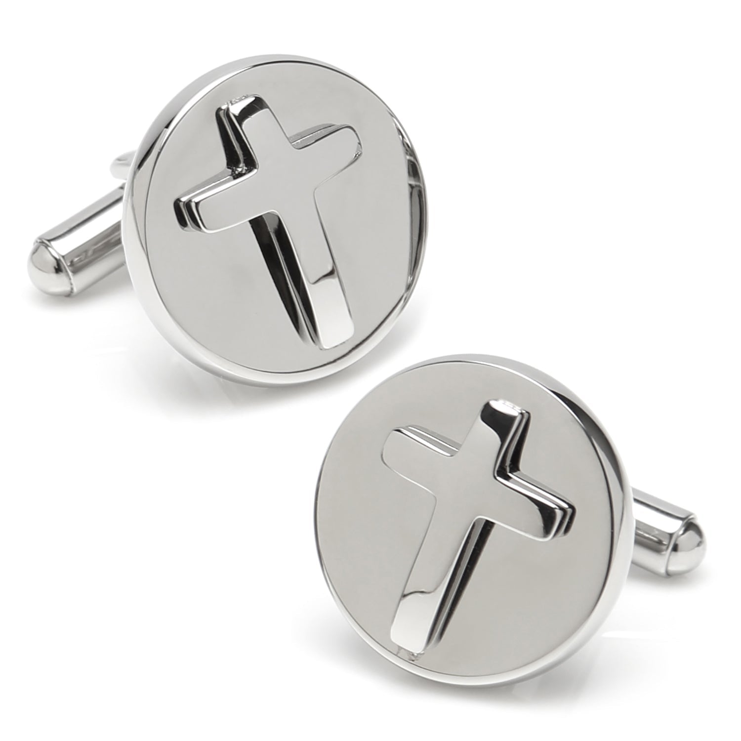 Cross Stainless Steel Cufflinks and Tie Clip Gift Set - themonogram manor 