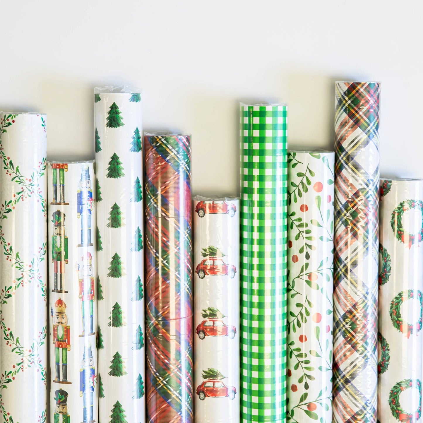 Continuous Roll Gift Wrap | Christmas Tree Farm - themonogram manor 