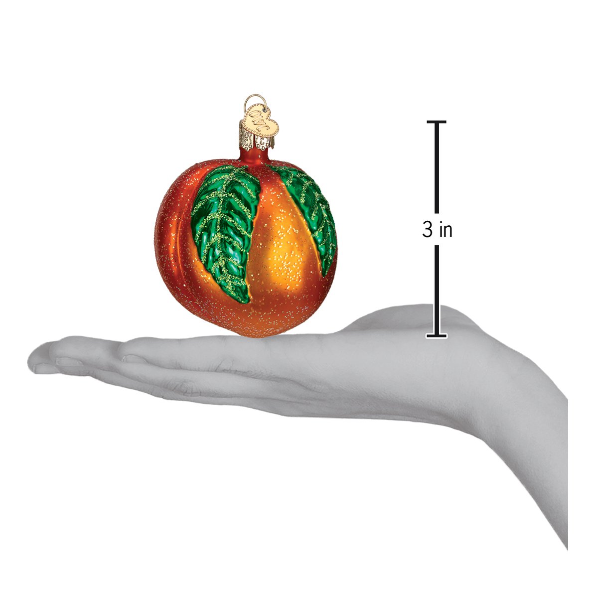 Peach Ornament - #themonogram manor #