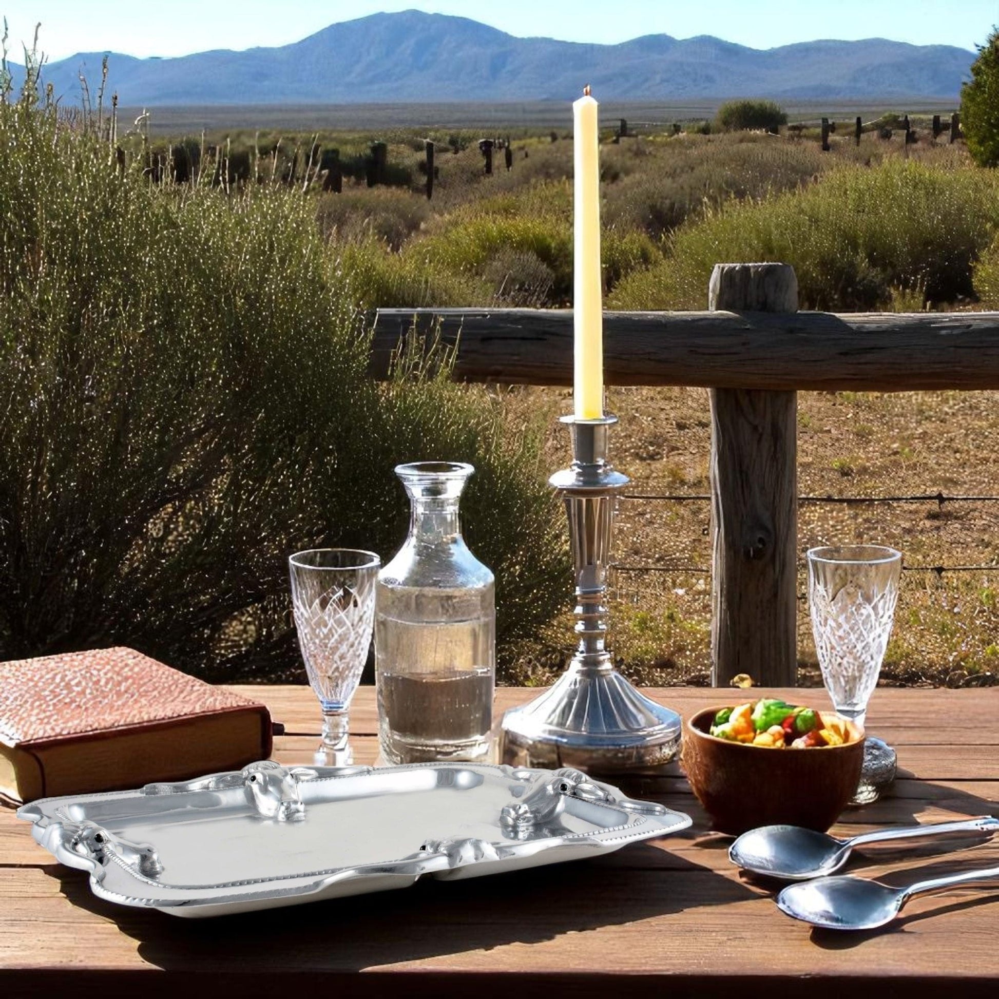 Longhorn Platter Large - themonogram manor 