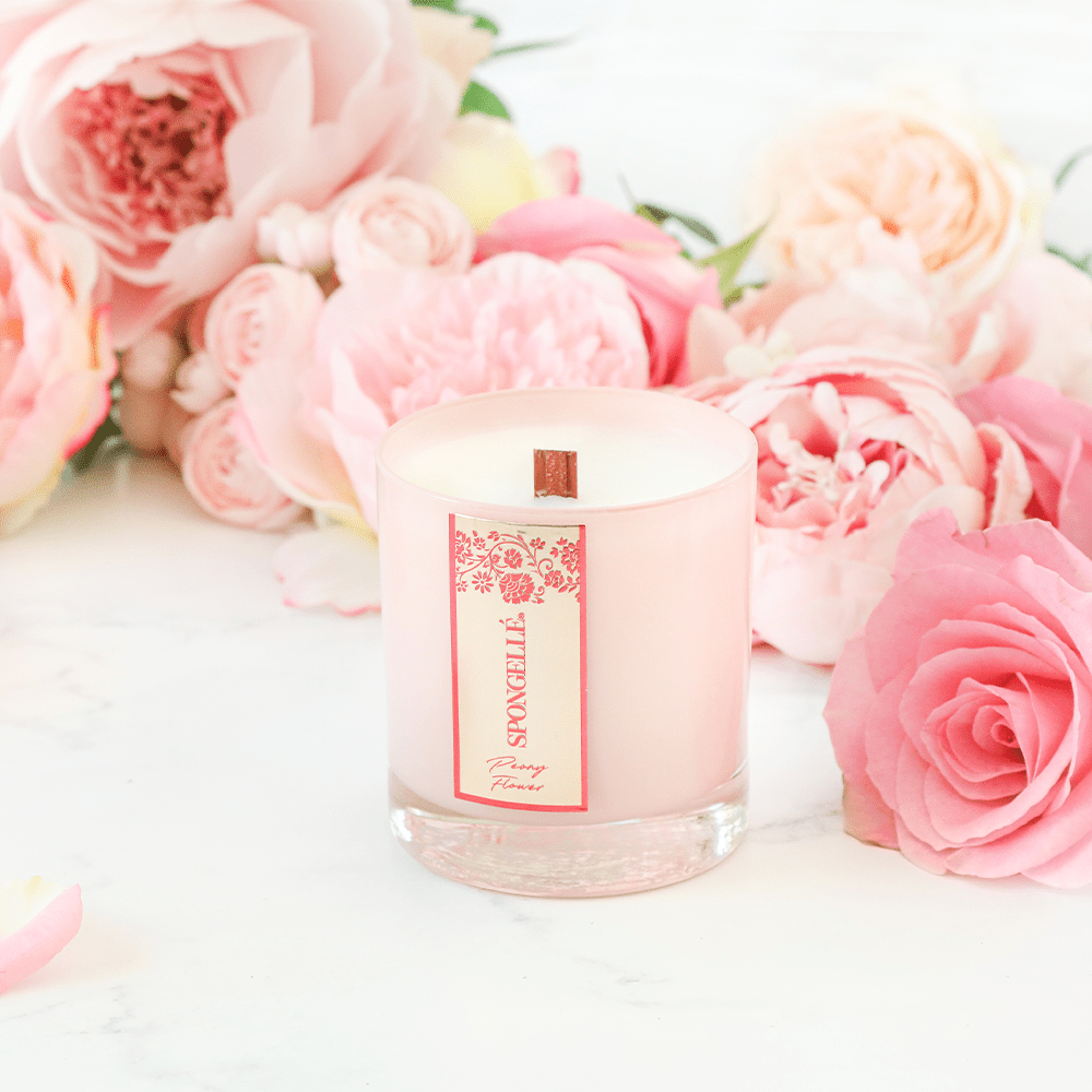 Peony Flower | Private Reserve Candle - themonogram manor 