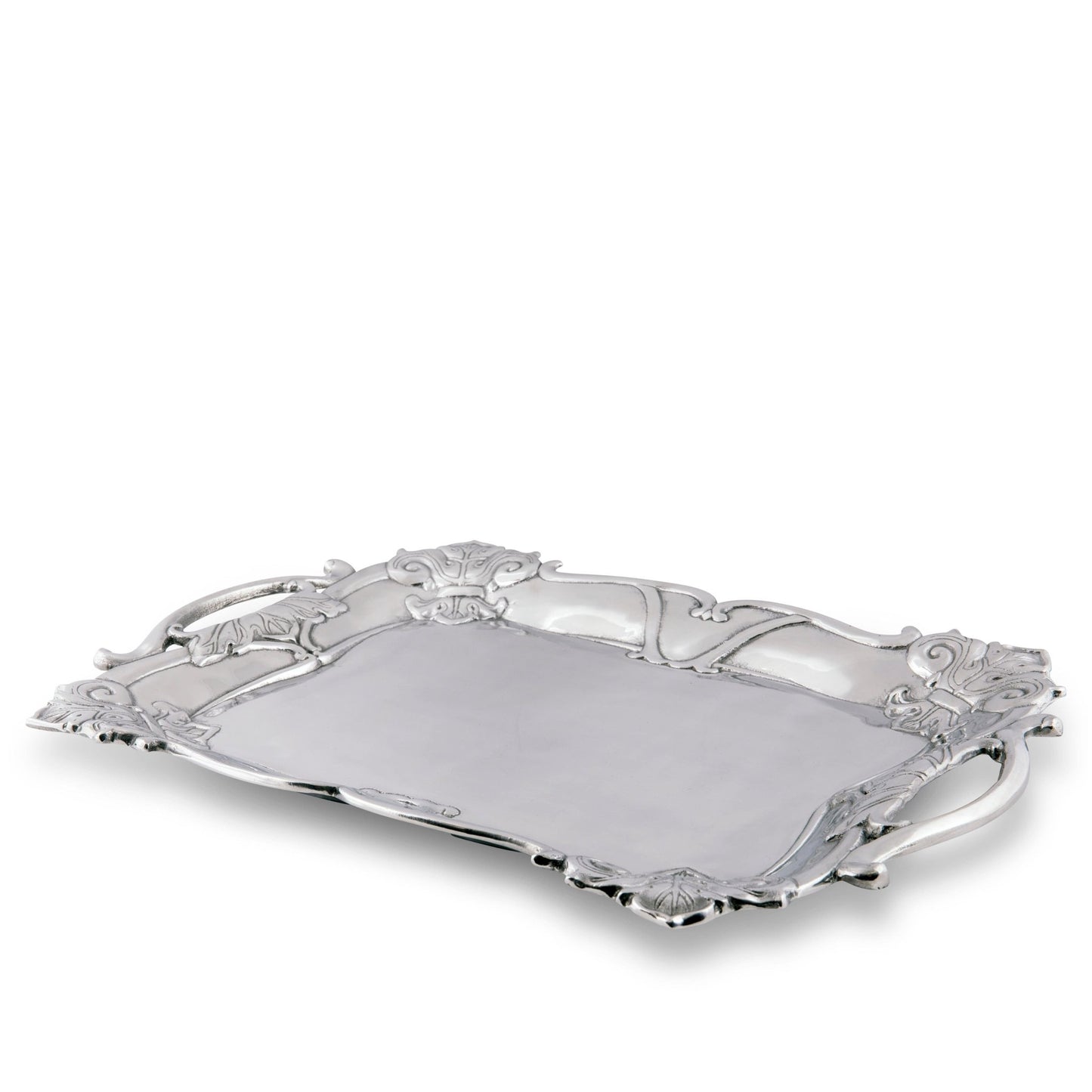 Fleur-De-Lis Rectangle Tray - themonogram manor 
