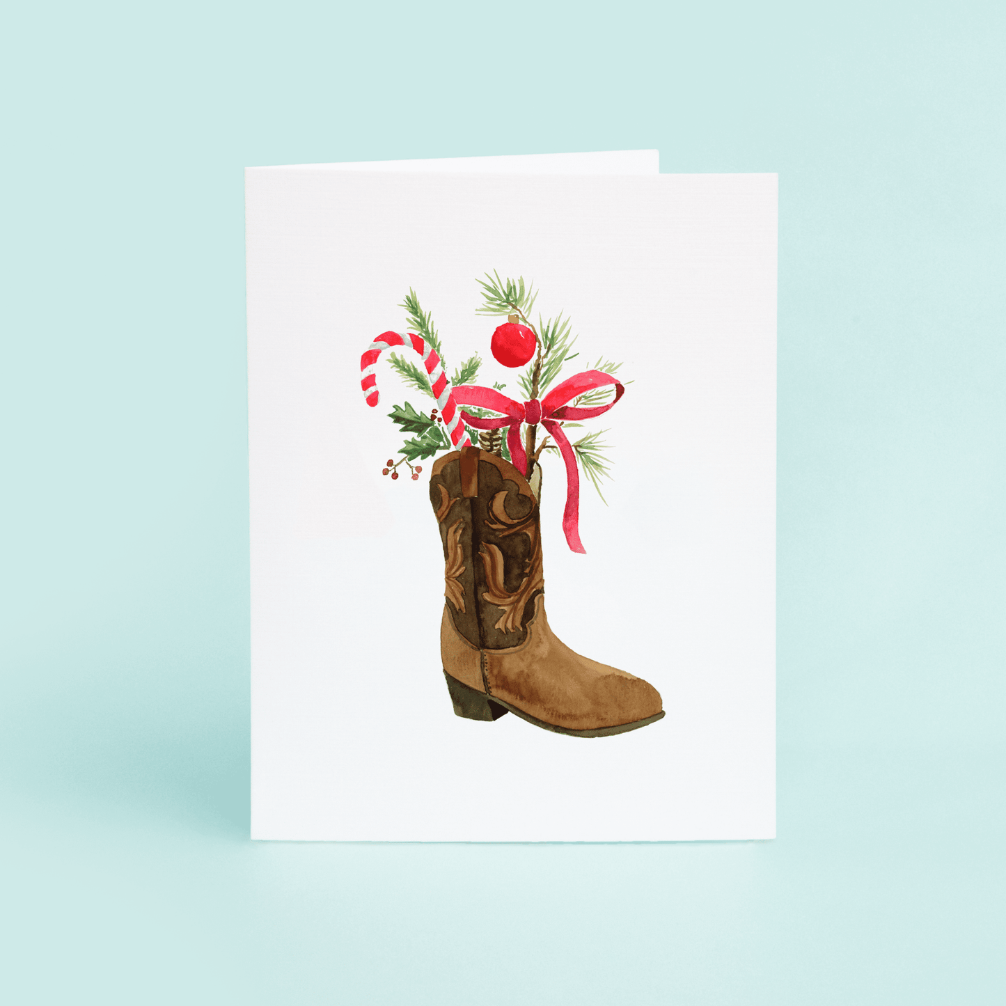 Christmas Cowboy Boot - themonogram manor 