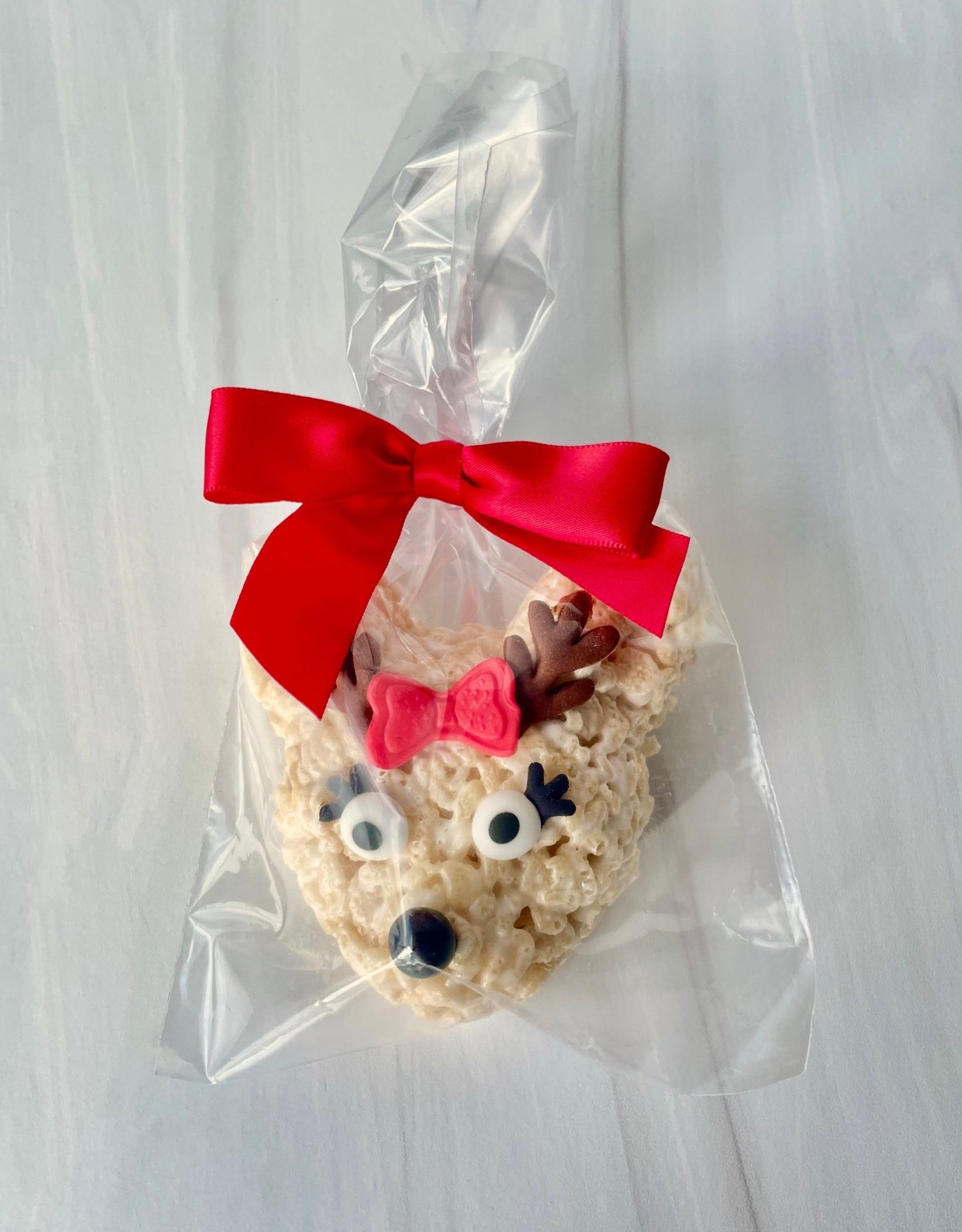 Clarice Reindeer Rice Crispie Treats - themonogram manor 
