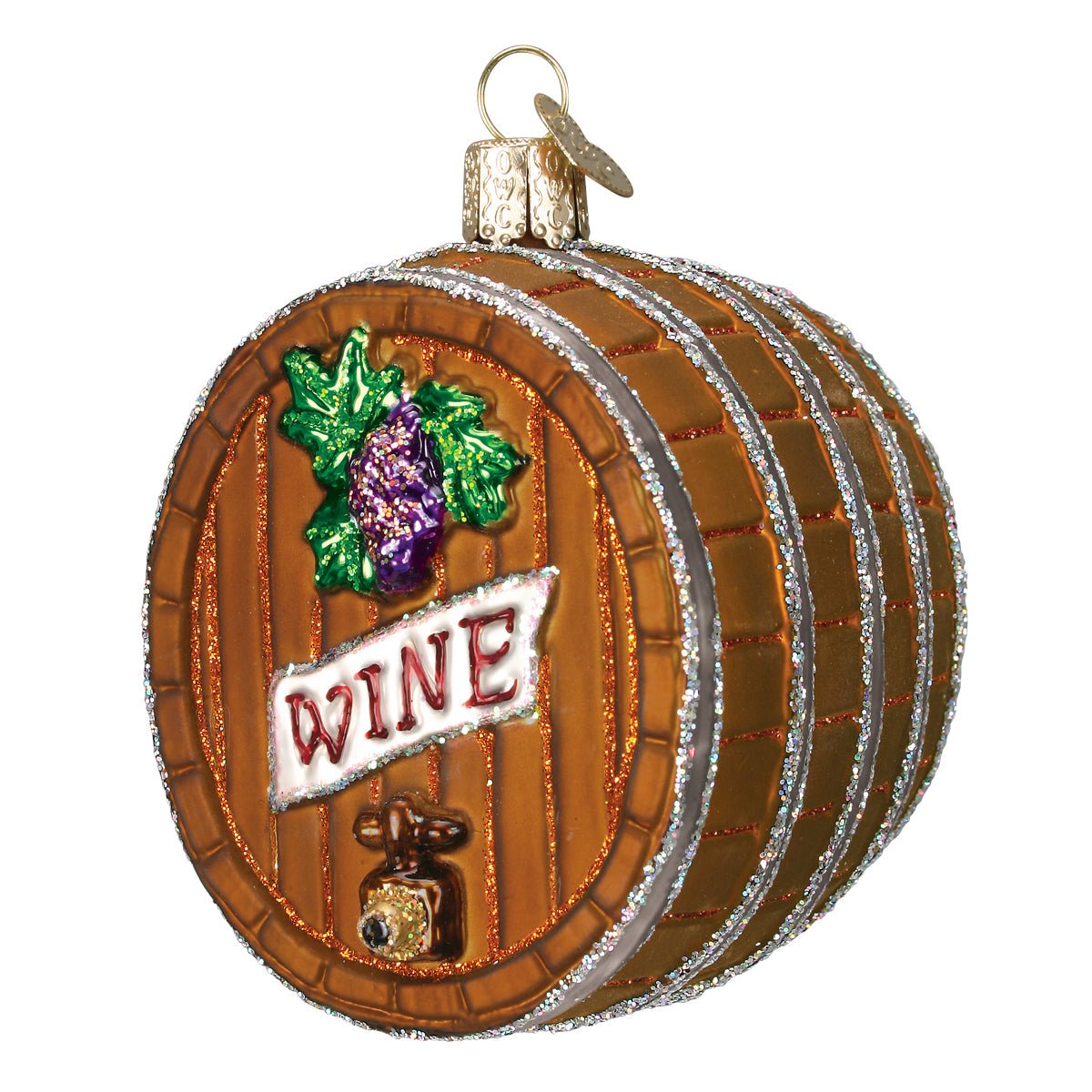 Wine Barrel Ornament - #themonogram manor #