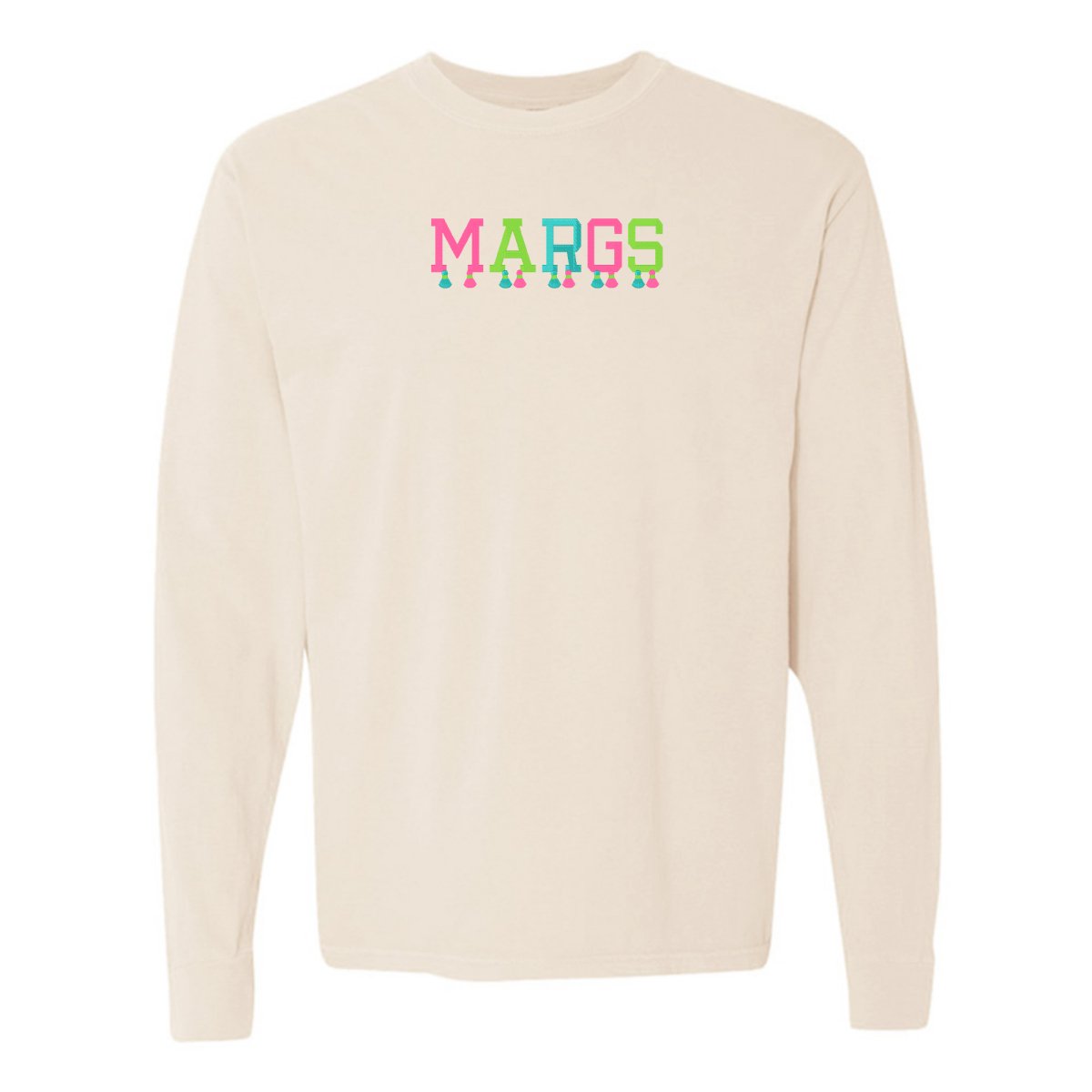 Embroidered Tasseled 'Margs' Long Sleeve - themonogram manor 