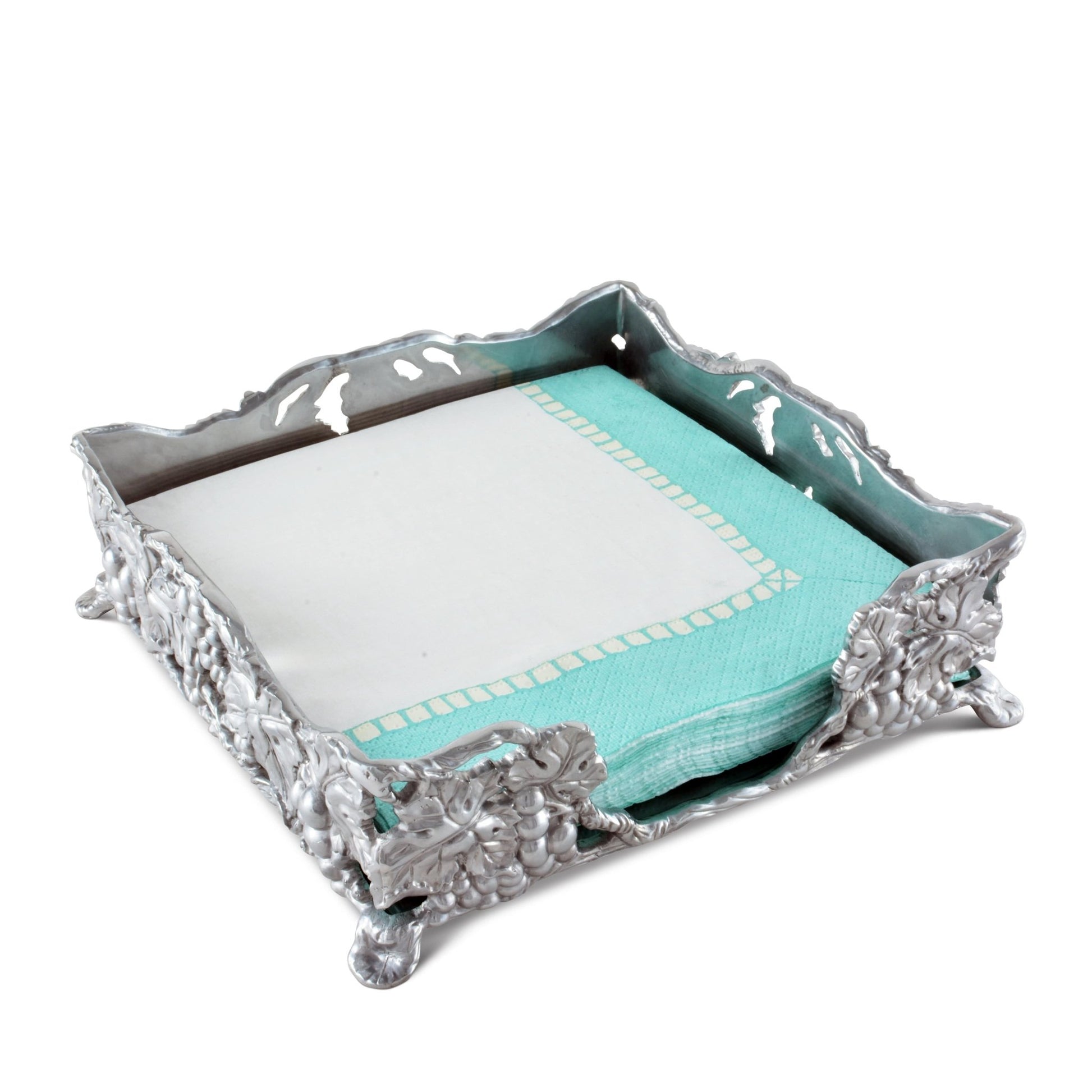 Grape Luncheon Napkin Box - themonogram manor 