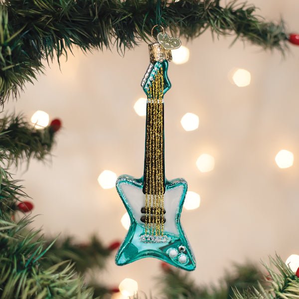 Rockin' Electric Guitar Ornament - #themonogram manor #