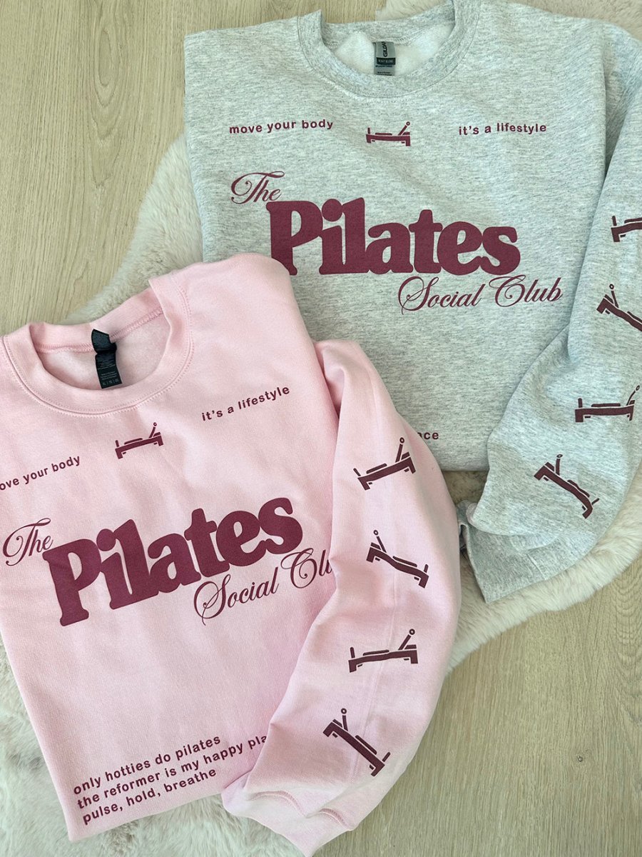 ‘Pilates Social Club' Crewneck Sweatshirt - themonogram manor 