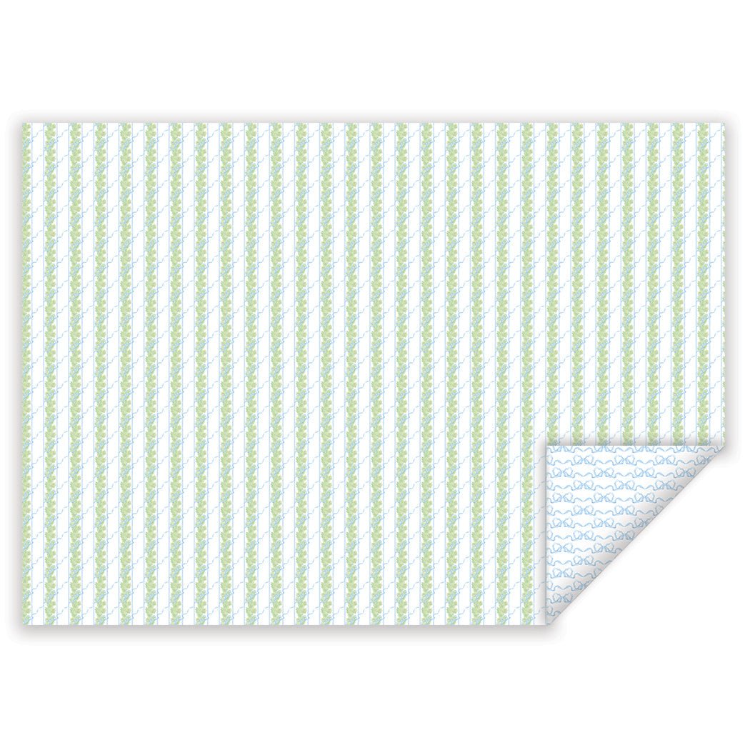 garland bows wrapping paper - themonogram manor 