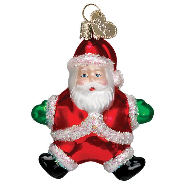 Small Silly Santa Ornament - themonogram manor 
