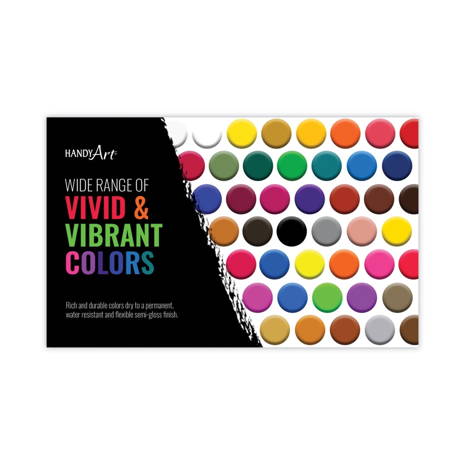 Handy Art Acrylic Paint, White, 64 oz Bottle - themonogram manor 