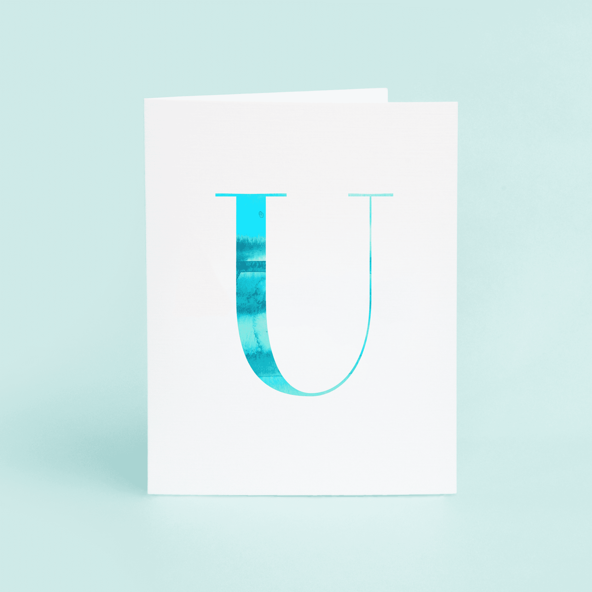 U Folded Card - themonogram manor 